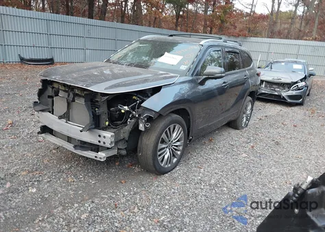 2023 Toyota Highlander Platinum из США, поврежденный, VIN 5TDKDRBH8PS042945